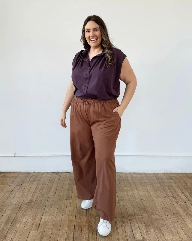 KAYA top in Plum Feminine Women's Soft 