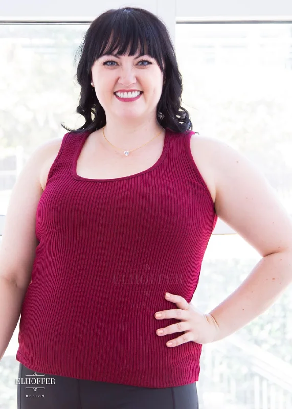 Essential Counselor Tank - Crimson Cool Women's Skate