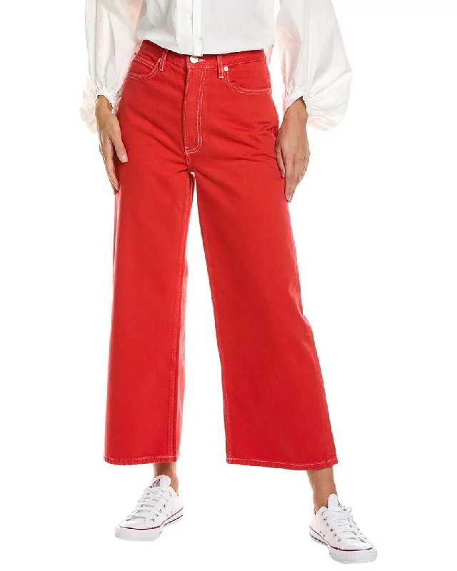 FRAME Denim Lunar New Year 1978 Goji Berry Crop Wide Leg Jean