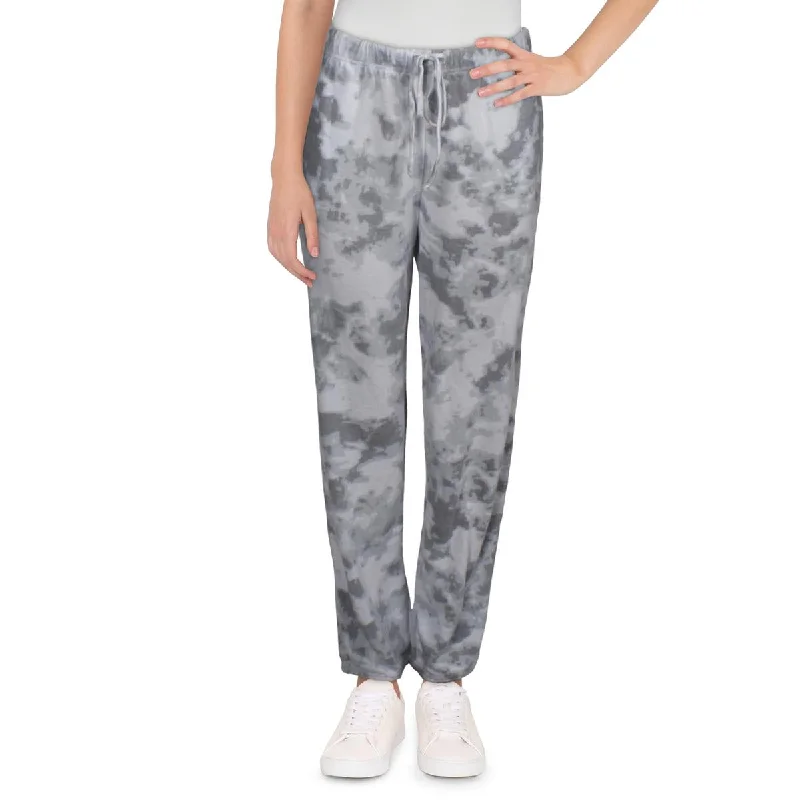 2LIV Womens Tie-Dye Printed Jogger Pants