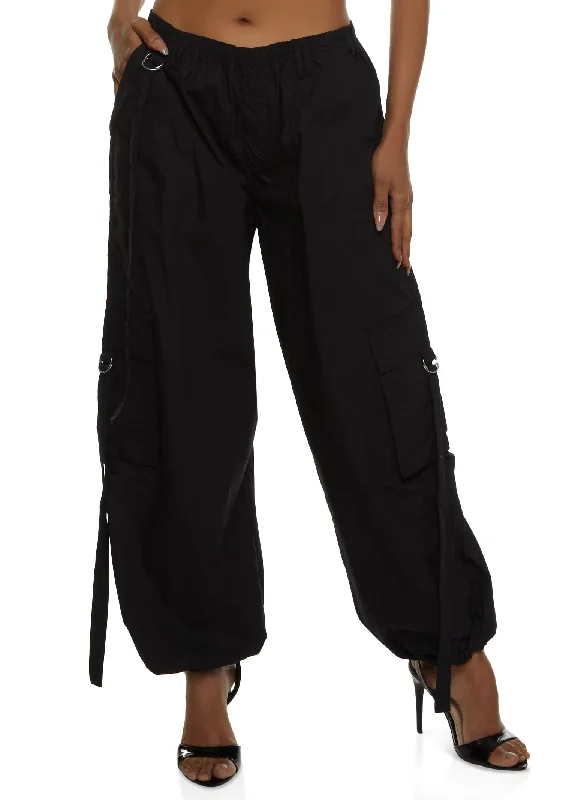 Poplin Parachute Pants