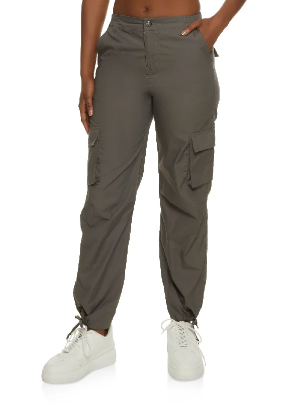 Poplin Cargo Pants