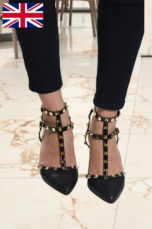 Black Oasis Heels