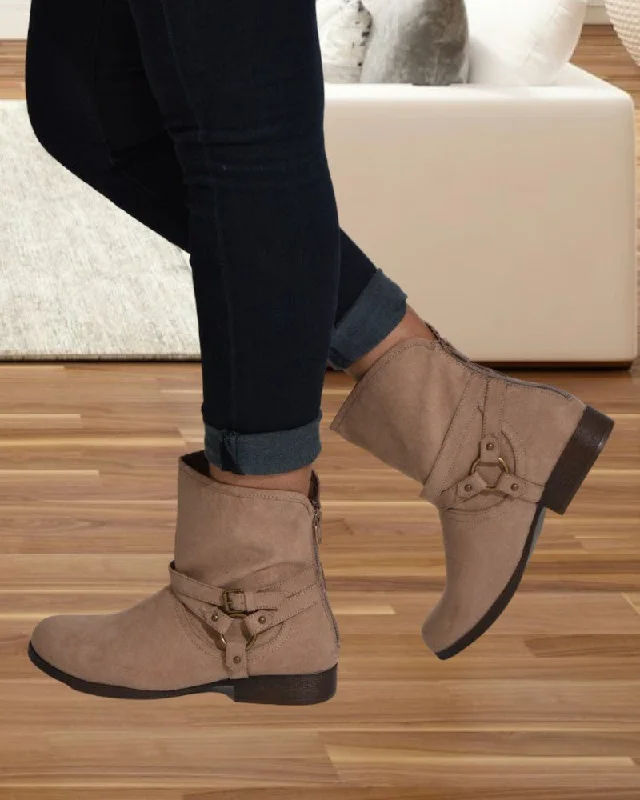 Cynthia Taupe Boots