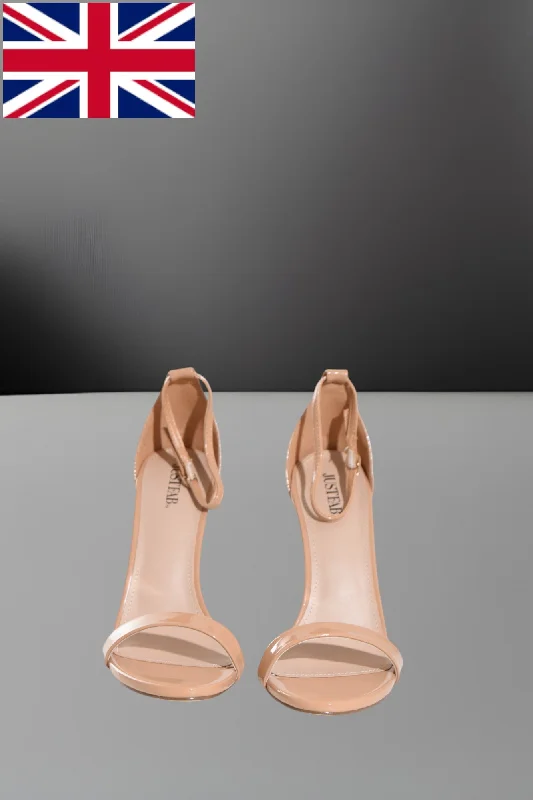 Rosey Nude Strap Heels