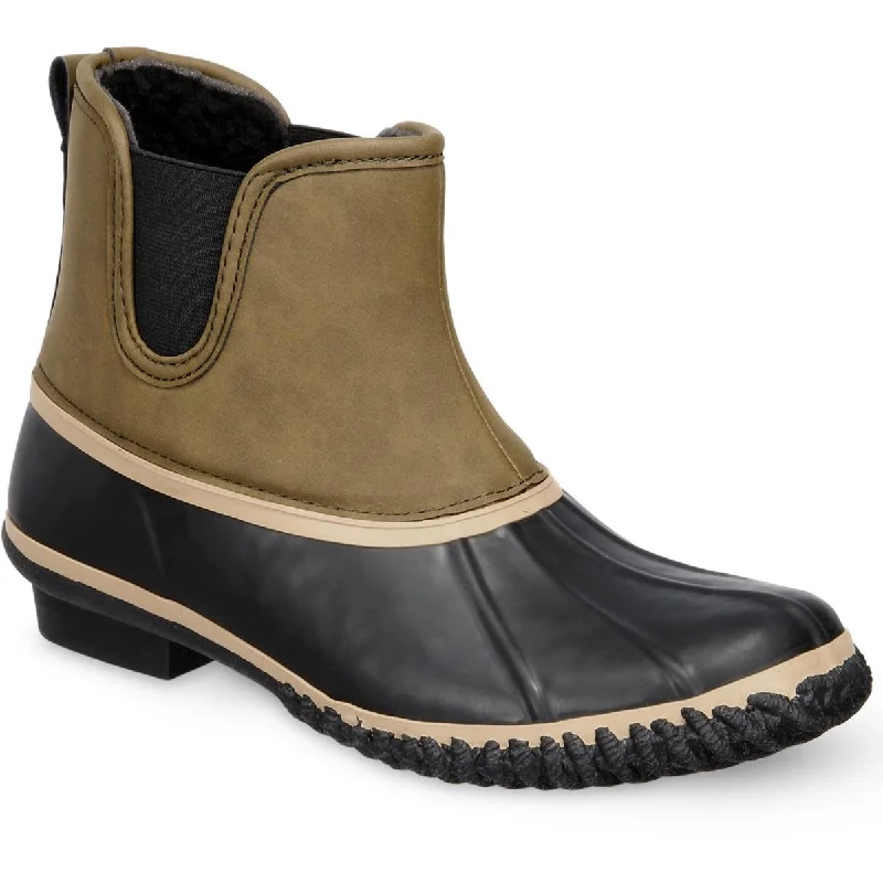 Style & Co. Womens Heidie Faux Leather Booties Stylish Women's Tropical 