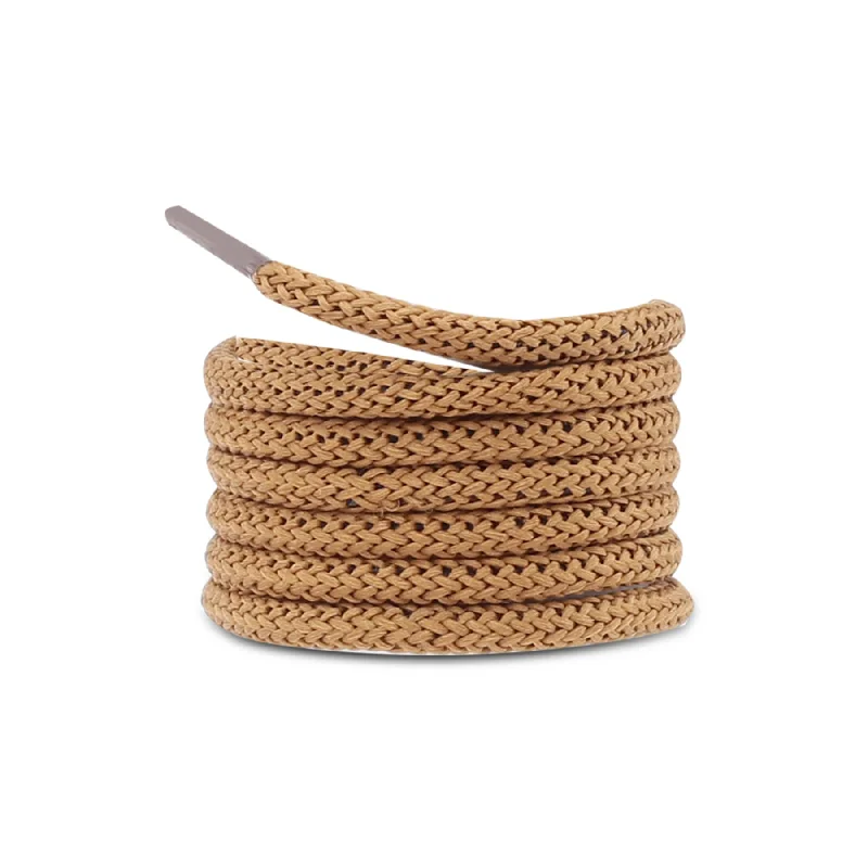 Bacca Bucci Sneaker Shoe Laces | Round | Golden-Brown & Black Dynamic Women's Moto